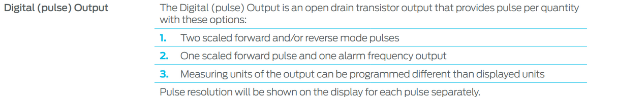ARAD Octave 1.5m Digital Pulse Output Adaptor Kit (Dual Open Drain)