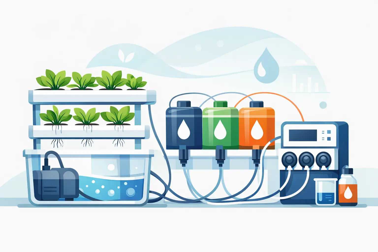 Hydroponic Nutrient Dosing Setup Basics