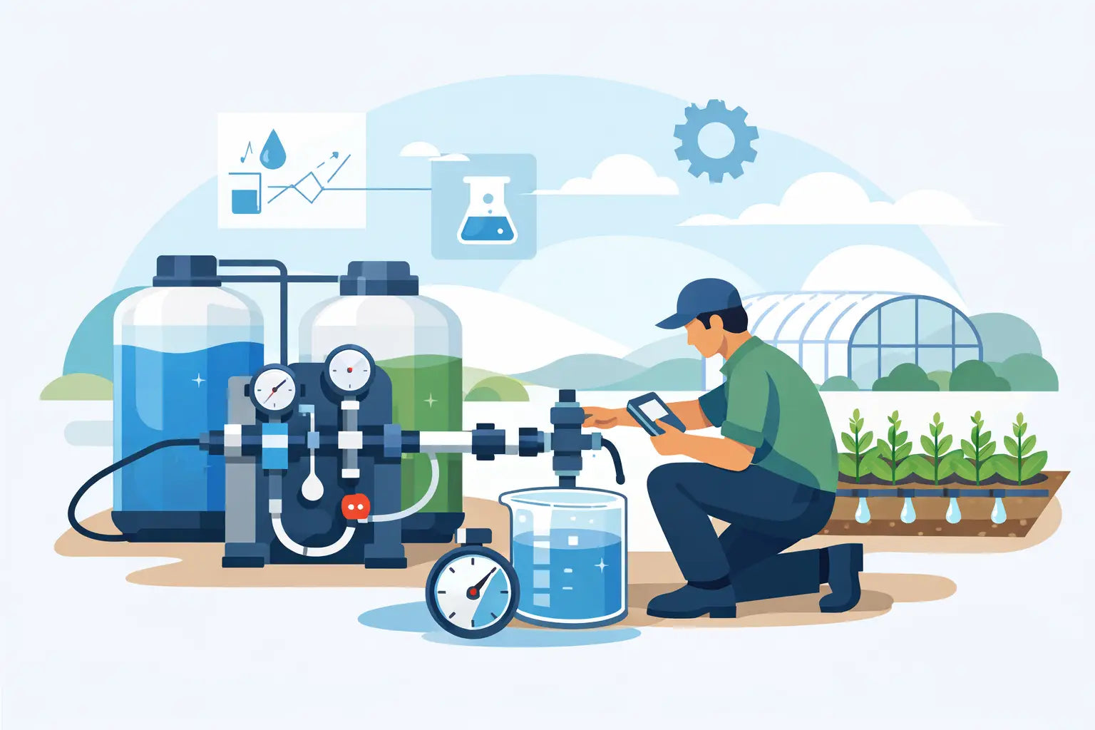 How to Calibrate a Fertigation Injector Properly