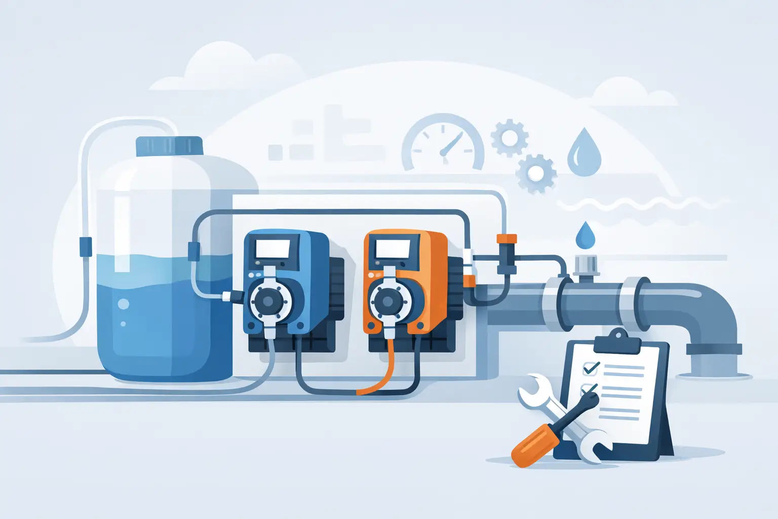How to Install Dosing Pump Systems Correctly