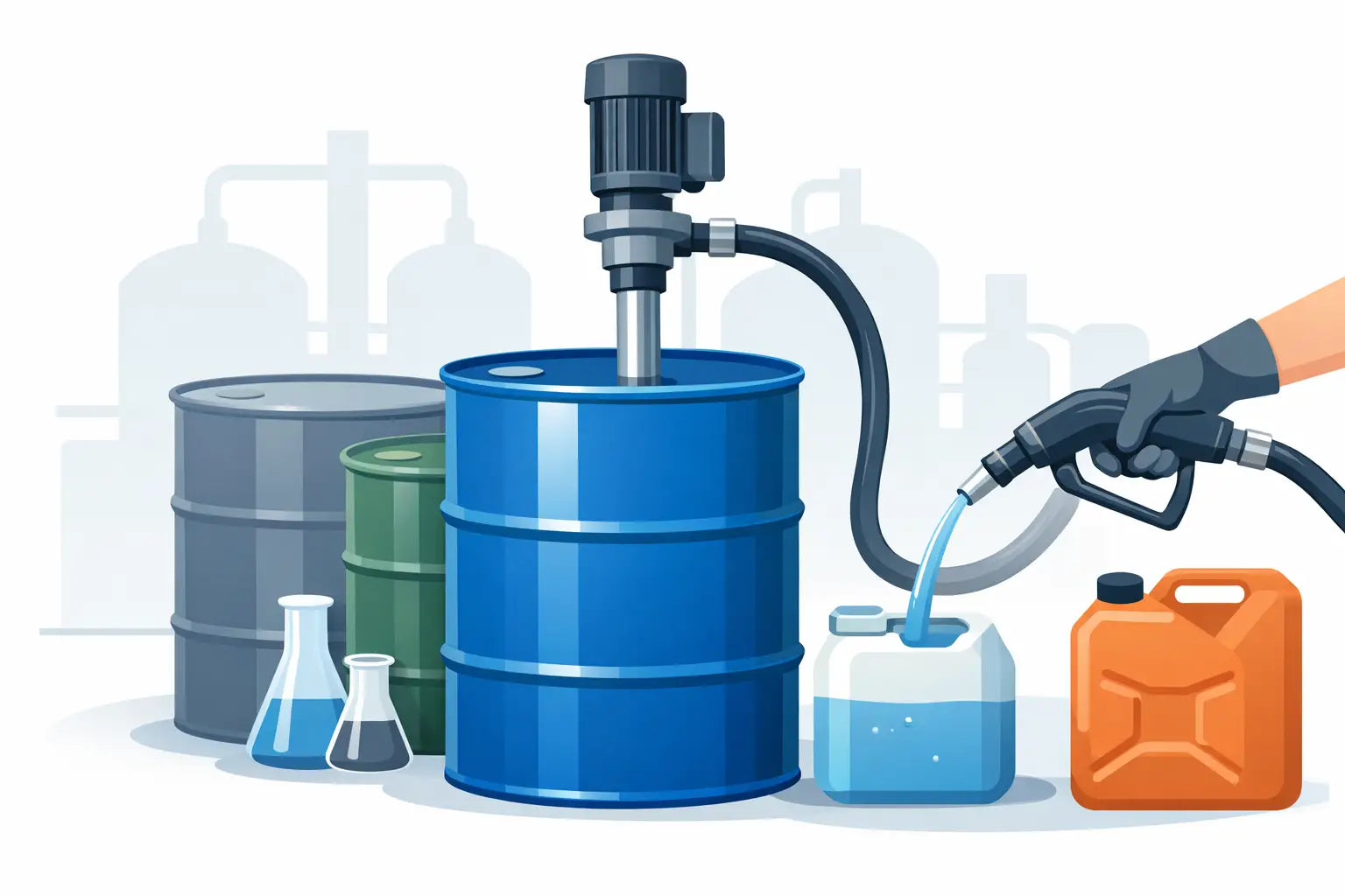 Choosing a Chemical Transfer Pump for Drums