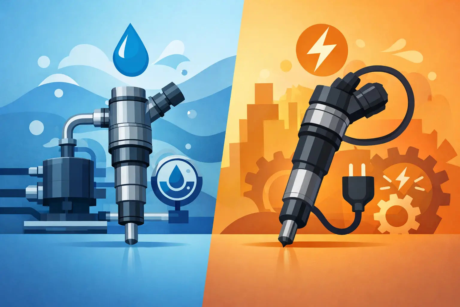 Water Driven vs Electric Injectors: Which Fits?