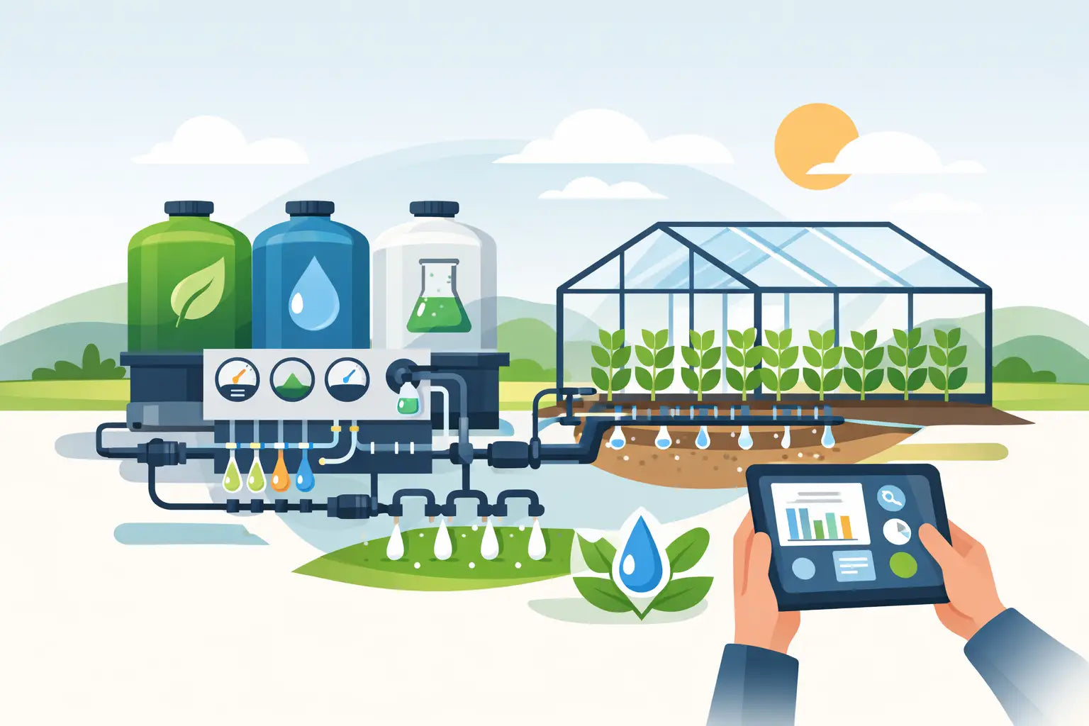 Practical Guide to Greenhouse Nutrient Injection