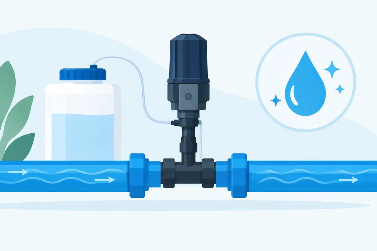 Choosing a Disinfectant Injector for Water Lines
