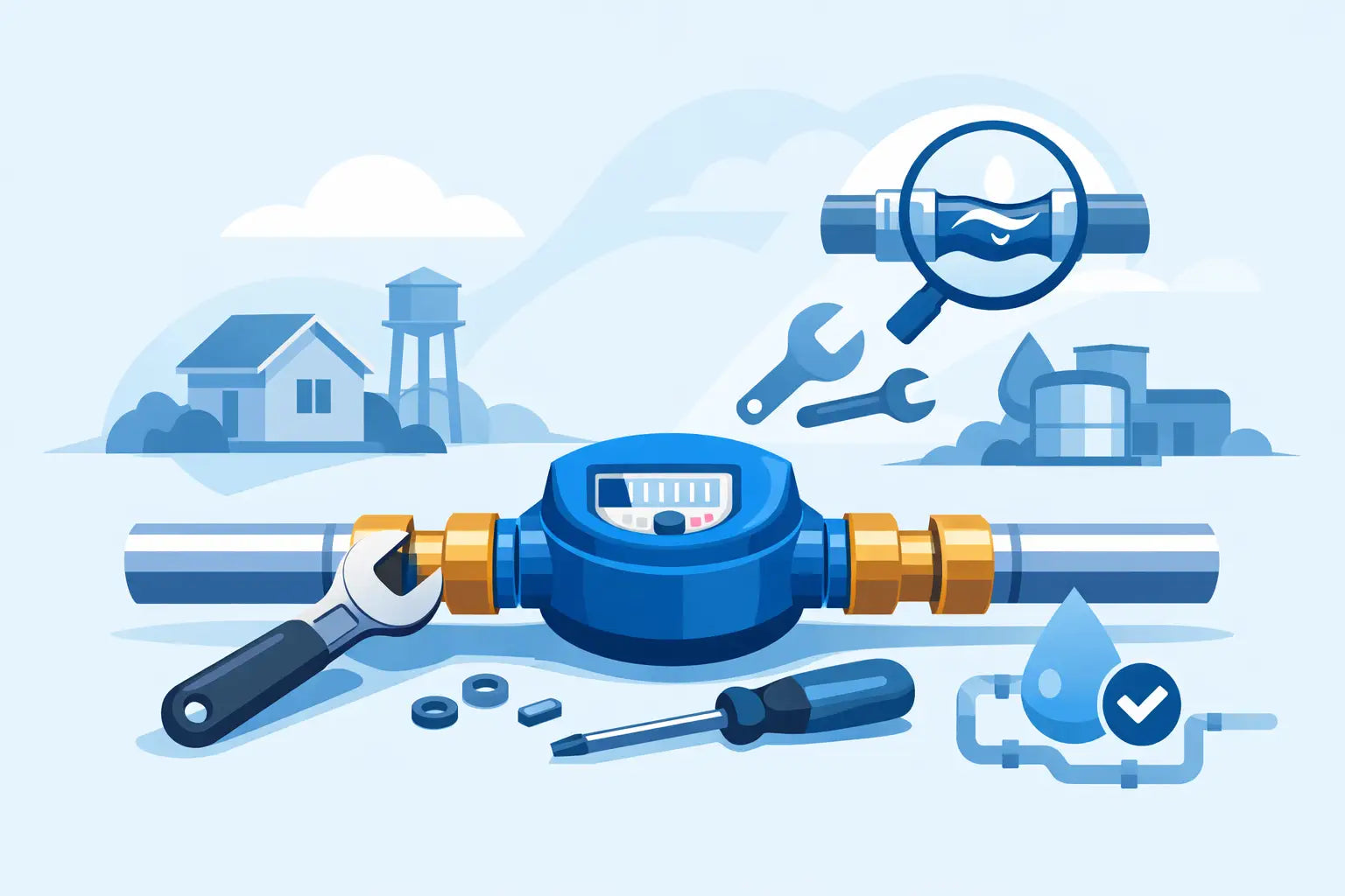 Inline Water Meter Installation Guide