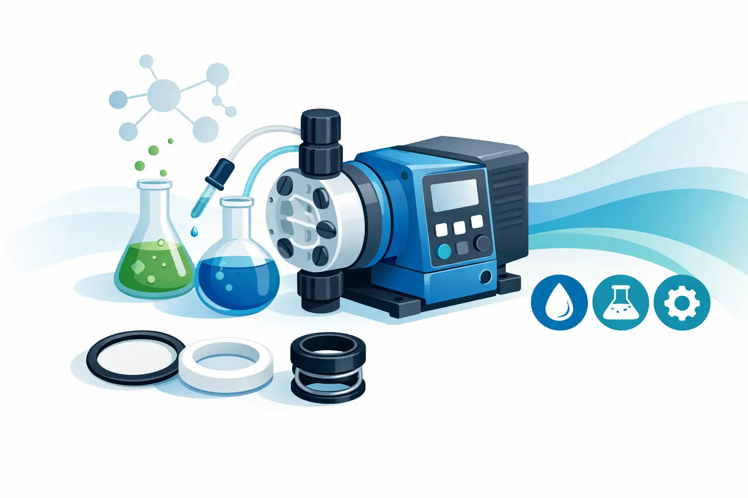 Chemical Compatibility Dosing Pump Seals