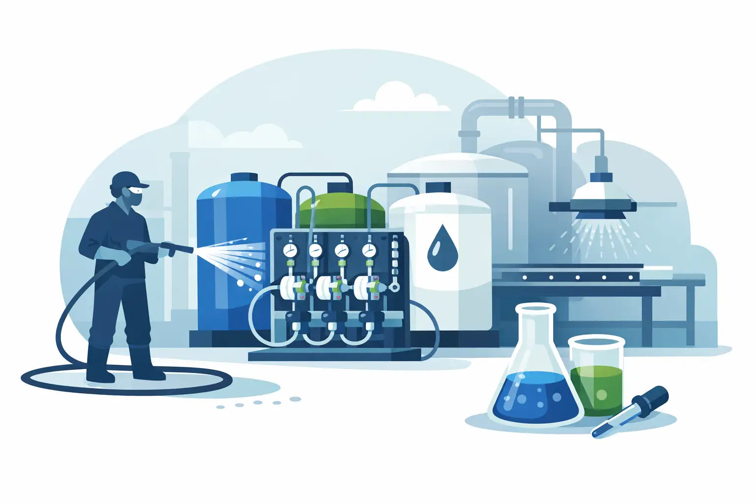 Choosing a Washdown Chemical Dosing System