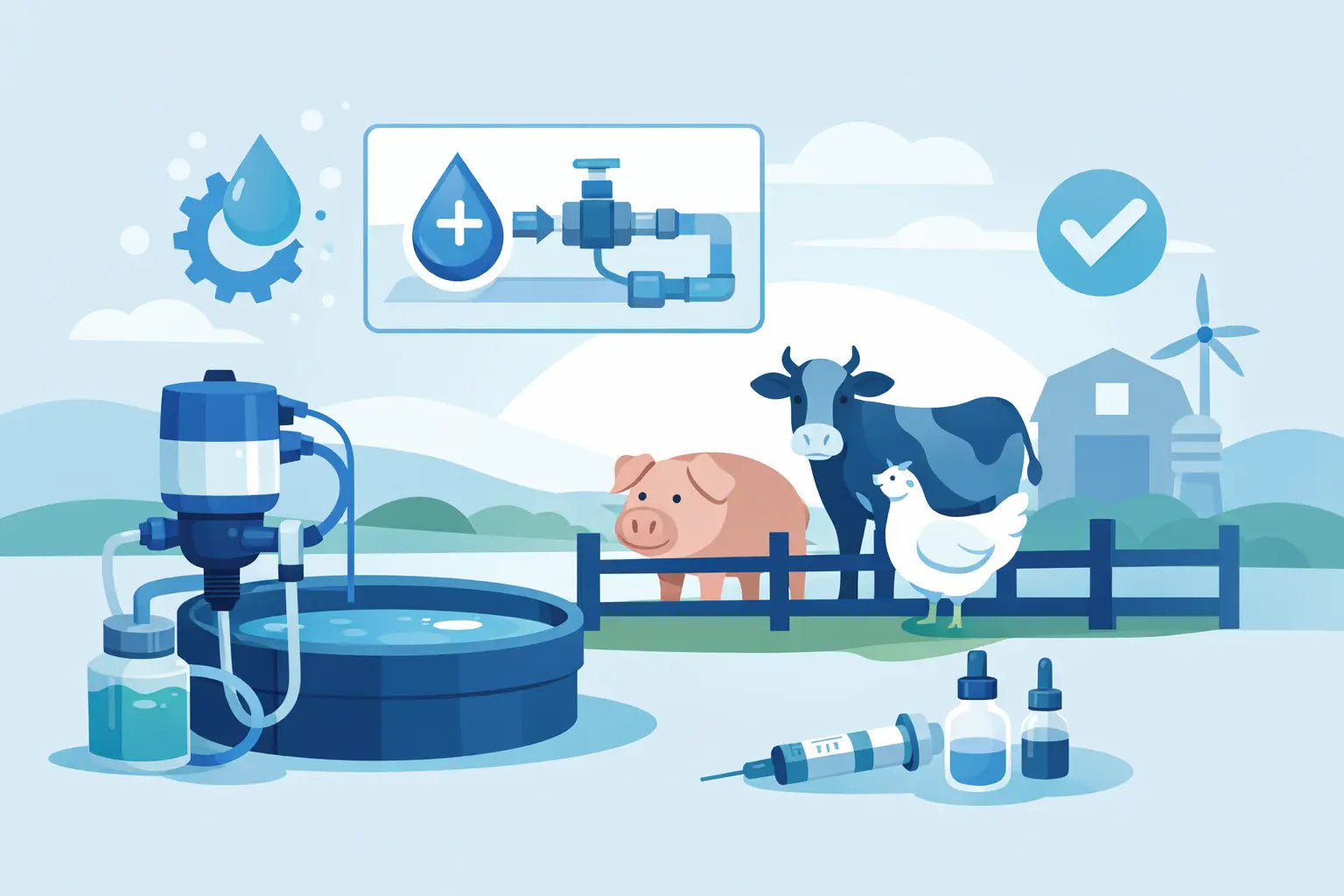 Choosing a Livestock Water Medication Dosing System