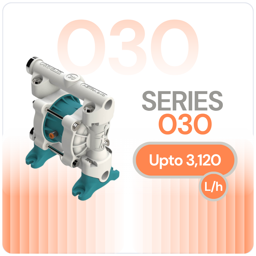 Argal Astra Evo AODD DDE 030 Air Operated Double Diaphragm Pumps