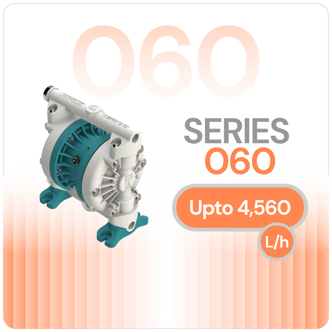 Argal Astra Evo AODD DDE 060 Air Operated Double Diaphragm Pumps
