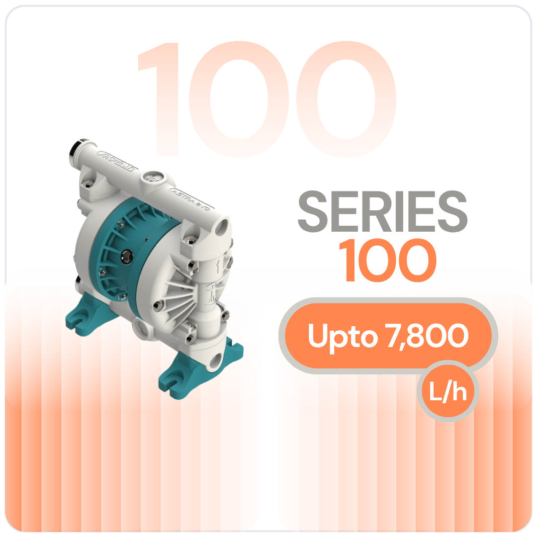 Argal Astra Evo AODD DDE 100 Air Operated Double Diaphragm Pumps