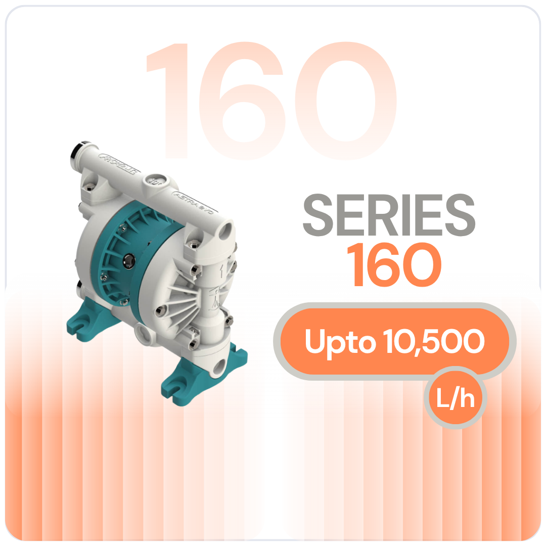 Argal Astra Evo AODD DDE 160 Air Operated Double Diaphragm Pumps