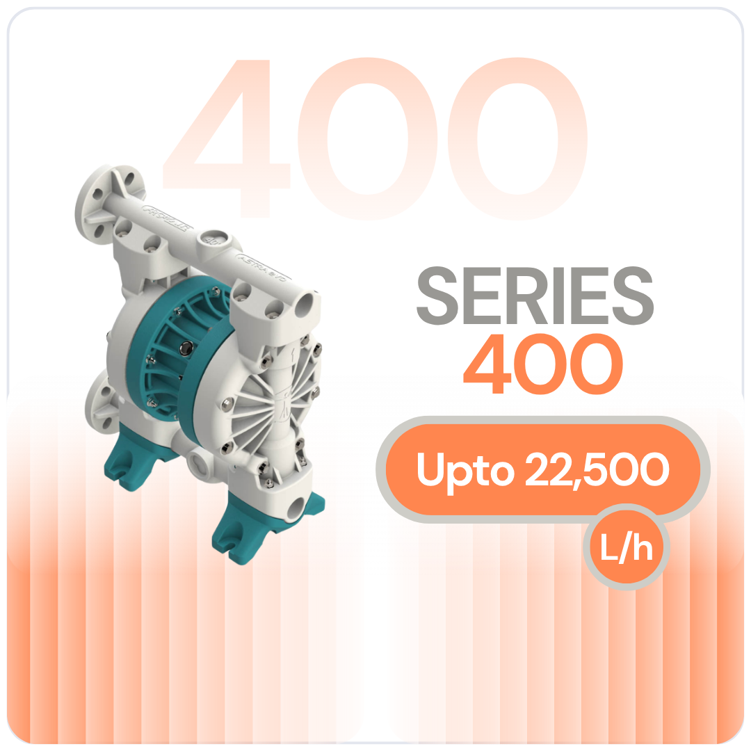 Argal Astra Evo AODD DDE 400 Air Operated Double Diaphragm Pumps