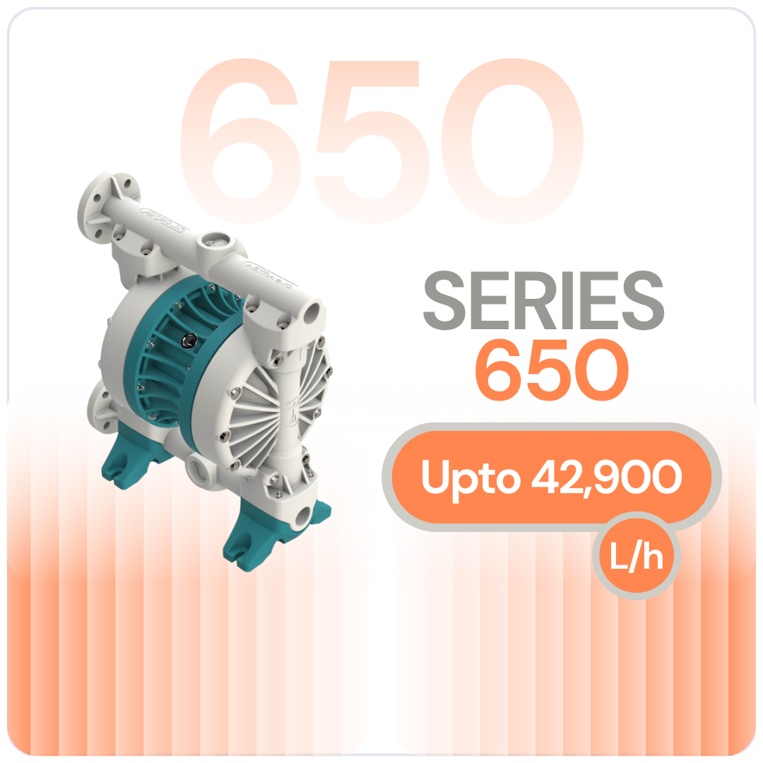Argal Astra Evo AODD DDE 650 Air Operated Double Diaphragm Pumps