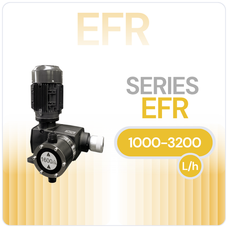 Dositec EFR® High Volume Piston & Diaphragm Single & Dual Head Chemical Dosing Pumps