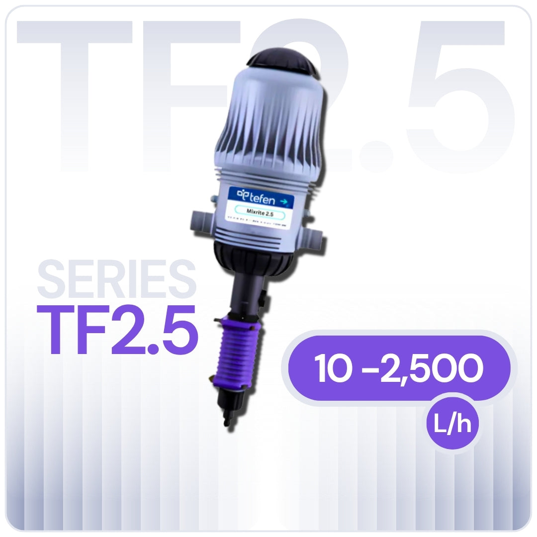 Tefen MixRite TF2.5 Water Powered Dosing Pumps