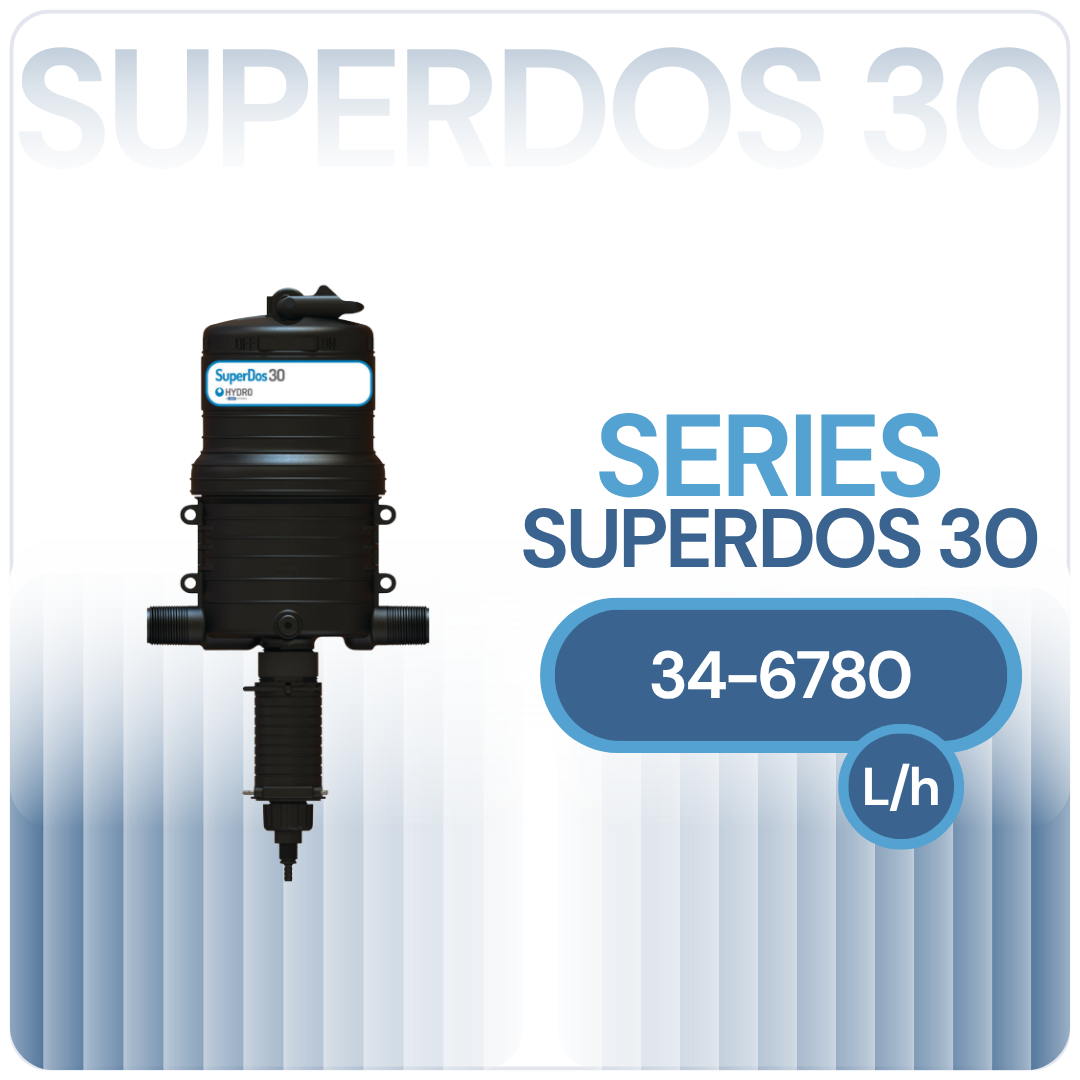 Hydro Systems SuperDos 30 Water Powered Dosing Pumps