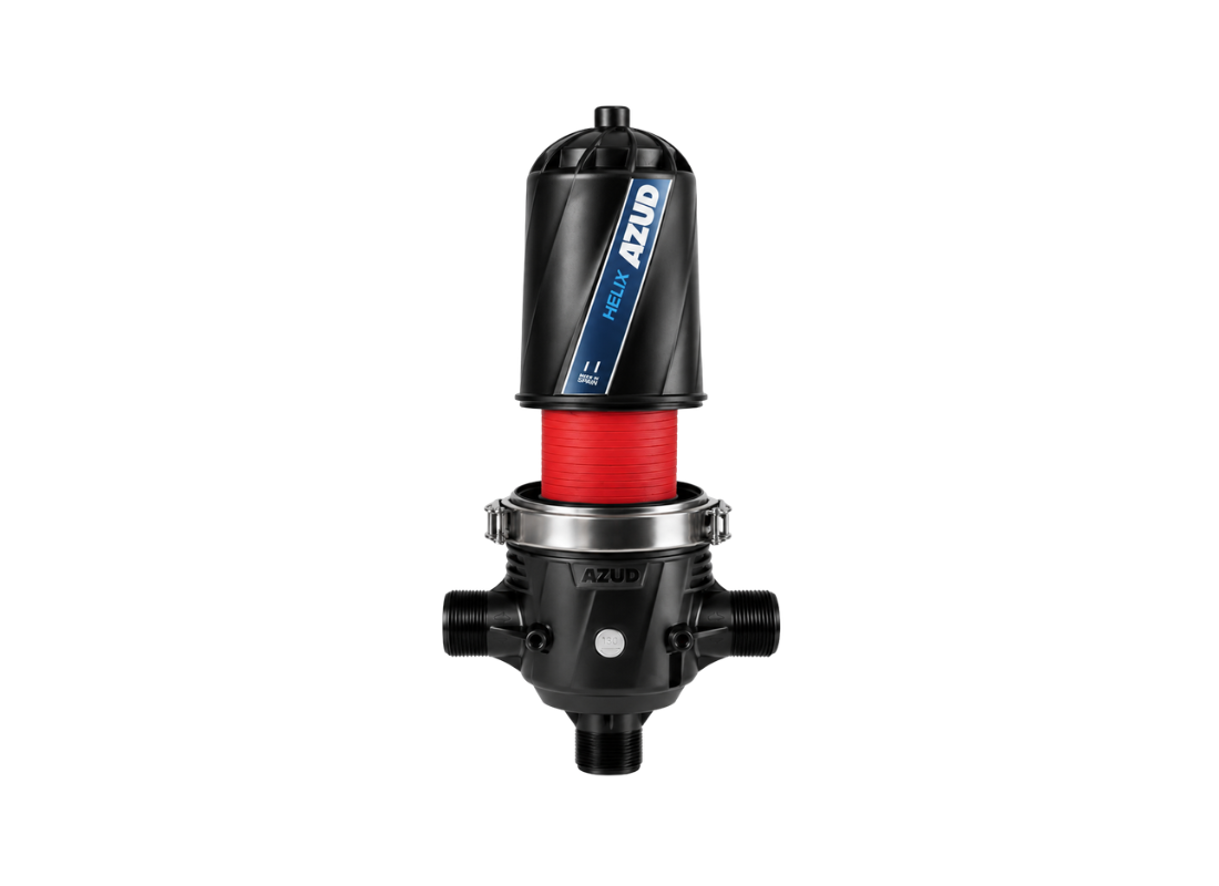 AZUD Helix 50mm BSP 130 Micron Polypropylene Disc Filter with Centrifugal Technology