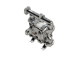 Argal Astra Evo AODD double diaphragm pump with stainless steel casing, air operated, suitable for industrial fluid transfer.