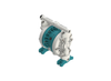 Argal Astra Evo AODD DDE 060 WRN Y TPV GLL Polypropylene Casing Air Operated Double Diaphragm Pump