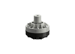 Argal PDA 100 PVDF pulsation dampener with 1-inch BSP connection, used to reduce pressure fluctuations in fluid systems.