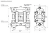 Argal Astra Evo AODD DDE 015 WRN Y TPD GLL Polypropylene Air Operated Double Diaphragm Pump