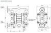 Argal Astra Evo AODD DDE 030 SPN Y TST CLL 316L Casing Air Operated Double Diaphragm Pump