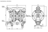 Argal Astra Evo AODD DDE 060 SPN Y TST CLL 316L Casing Air Operated Double Diaphragm Pump