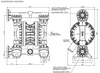 Argal Astra Evo AODD DDE 650 ALN M DAD GLL Aluminium Casing Air Operated Double Diaphragm Pump