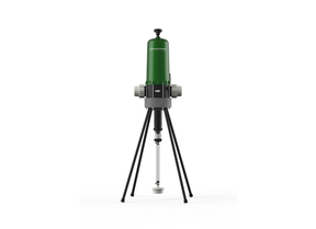 Dosatron Greenline D20GL2VF water powered dosing pump with 0.2–2% dosing capacity, shown in a detailed view.