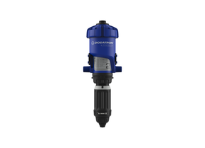 Dosatron D25AL2NVF aluminium water-powered dosing pump for precise 0.2–2% chemical injection in irrigation systems