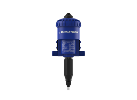Dosatron D25RE4VF water powered dosing pump with 0.5–4% dosing capacity, used for precise liquid dosing applications.