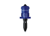 Dosatron D25RE5VF water-powered dosing pump showing its compact design and control panel for precise chemical dispensing.