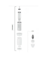 Dosatron injection seal rebuild kit for viscous fluids, model PJDI122VVF, includes seals for D3-10, D8-5, D9-5, D30-1, D90-05.