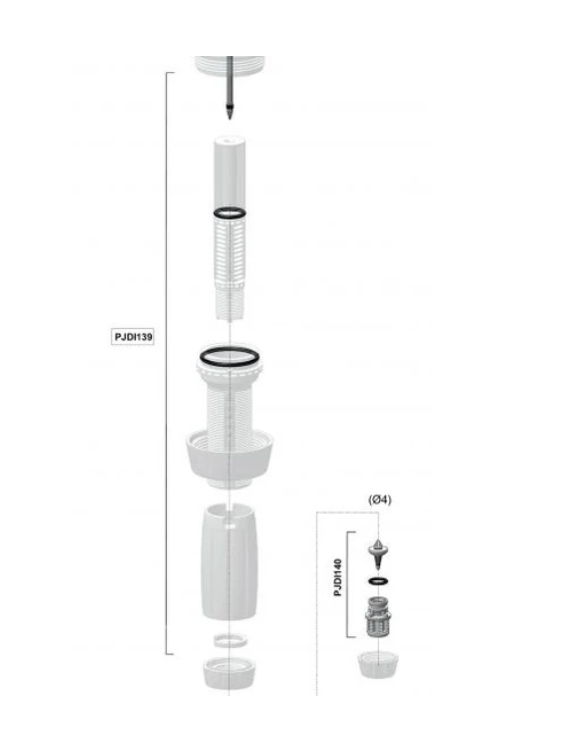 Dosatron D3-3000 D30-30000 injection seal kit for strong acid resistance, replacement parts for injection system repair.