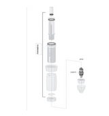 Dosatron D3-5 D8-2 D9-9 injection seal rebuild kit with viscous resistant and acid-resistant seals in a compact kit.