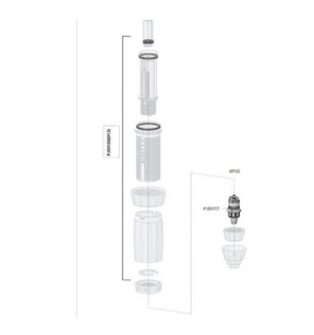 Dosatron D3-5 D8-2 D9-9 injection seal rebuild kit with viscous resistant and acid-resistant seals in a compact kit.