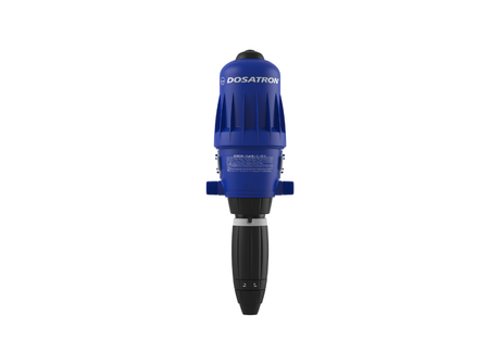 Dosatron D3RE10AF water powered dosing pump, standard 1–10% flow rate, compact and efficient for precise liquid dosing.