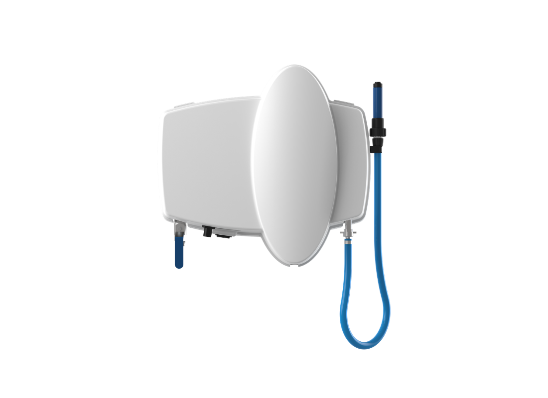 Dosatron HU1D25RE2AF hygiene unit with D25 water-powered dosing pump for accurate chemical dosing in sanitation systems