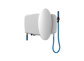 Dosatron HU1D25RE5AF hygiene unit with D25 water-powered dosing pump for precise 1-5% liquid dosing in industrial applications