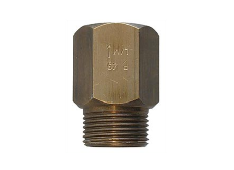 Dosatron MDI310 flow reducer with male and female fittings, 25 L/min capacity, used as an accessory for fluid control.