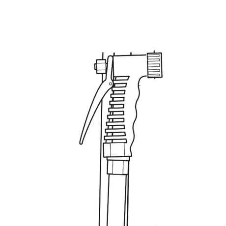 Dosatron MPSX spray gun sub-assembly replacement, an accessory component for watering and spraying systems.