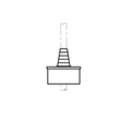 Dosatron PP053 drum inlet protector assembly, durable accessories for secure and efficient drum inlet protection.
