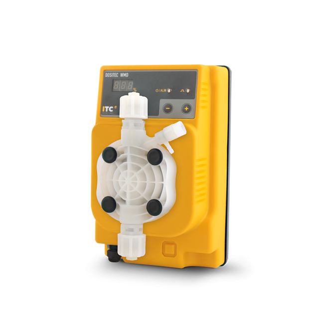 Dositec WMD® 8 manual digital chemical dosing pump, electronic dosing pump with digital controls and chemical dispensing features.