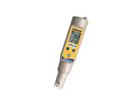 Eutech pH Testr 30 waterproof pocket tester with dual display for pH and temperature measurement.