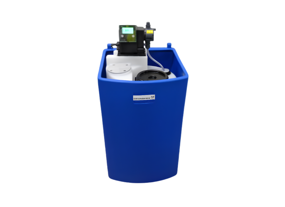 Grundfos DSB 100L Dosing Station with DDA 12-10 AR Advanced Control Pump & Multi-Function Valve