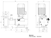 Grundfos DMH 1150-10 FKM Hydraulic Diaphragm Dosing Pump with Glass Valve