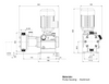 Grundfos DMH 54-16 PTFE Hydraulic Diaphragm Dosing Pump