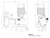 Grundfos DMH 880-10 FKM Hydraulic Diaphragm Dosing Pump with Glass Valve