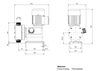 Grundfos DMX 16-12 EPDM Mechanical Diaphragm Dosing Pump